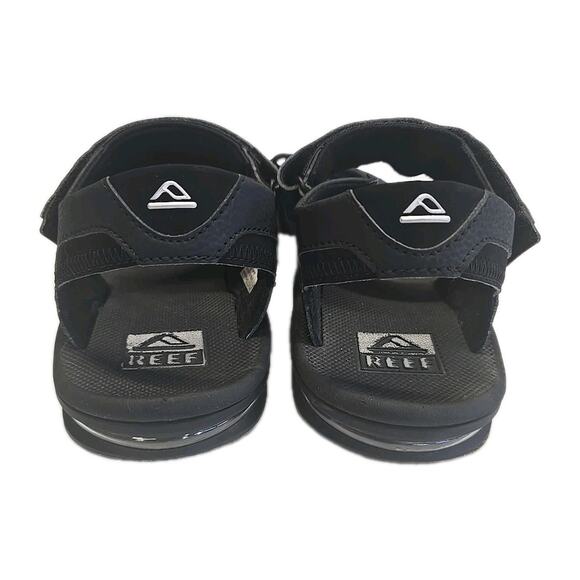 Reef Fanning Baja Men’s Size 9 Black Sandals Bottle Opener Airbag Hiking Strappy main image 8
